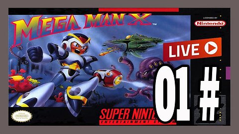 Mega Man X (SNES) 100% PARTE 1 (Inicio do game)