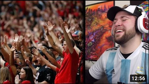 NFL Fan Reacts To HILARIOUS ENGLISH FOOTBALL CHANTS