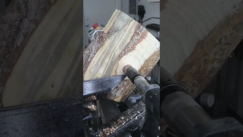 Woodturning a tenon #asmr