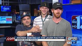 Comedian Andrew Santino at Laugh Factory