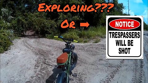 More Freego F1 pro trail hunting!!! Part 1!!! #exploring #trespassing #mtb #ebike #emtb #fl #fla