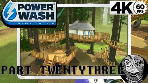 (PART 23) [Clean the Tree House] PowerWash Simulator 4k60