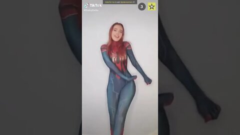 Rate the Girls: Best Spiderwoman Spidergirl TikTok Cosplay Contest #1c (Spiderman) 🕷💖