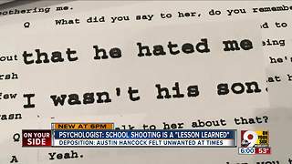 Psychologist: School shooting is 'a lesson learned'