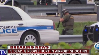 Active scene at Fort Lauderdale International Airport shooting