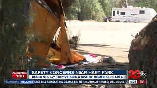 Homeless camps near Hart Park scaring locals from visiting the area