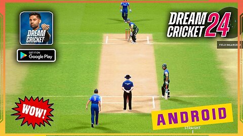 Dream Cricket 24 | 1st Gameplay | Beta Version😃 ||