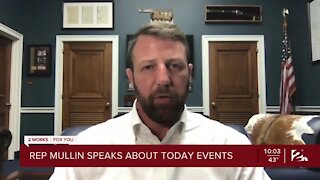 Rep. Mullin speaks about events at U.S. Capitol