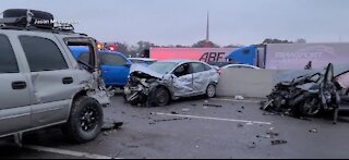 Massive Fort Worth pileup involving 75 to 100 vehicles leaves at least 5 dead