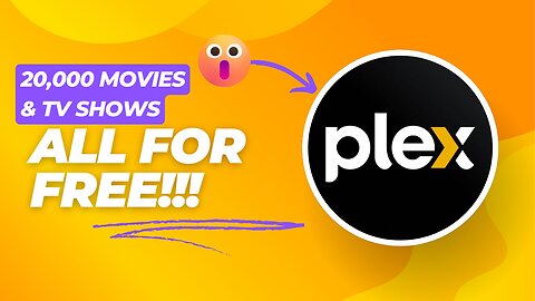 🔴 PLEX: STREAM 20,000 MOVIES AND 600 LIVE CHANNELS ALL FREE! 🔴