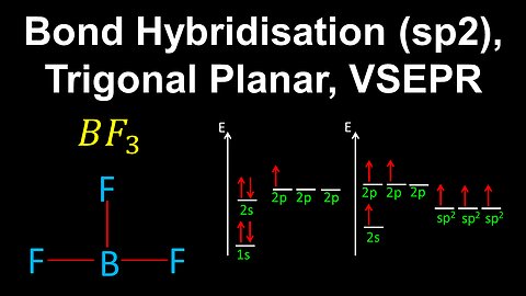 sp2 Hybridisation, Trigonal Planar, VSEPR - AP Chemistry