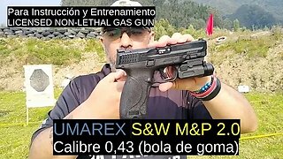 UMAREX Pistola S&W M&P 2.0 -Calibre 0,43 (Bola de Goma) Colombia