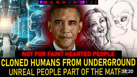 WARNING! CLONED HUMANS FROM UNDERGROUND BASES OF ILLUMINATI. “UNREAL PEOPLE” OF THE MATRIX (PART1)