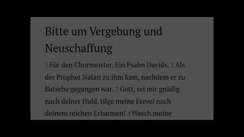 Psalm 51, Litanei zum Heiligen Geist - für Private