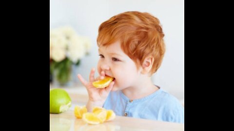 Funny baby videos eating fruits. They love them