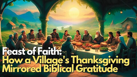 Feast of Faith: How a Village's Thanksgiving Mirrored Biblical Gratitude #BibleLessons