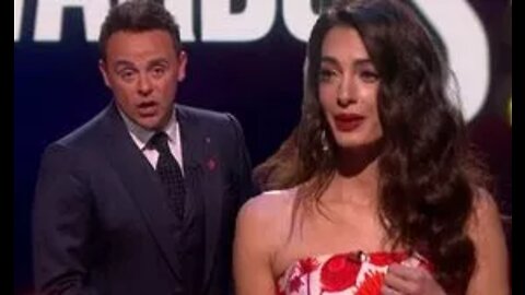 Amal Clooney in awkward moment with Ant McPartlin after he mocks husband George