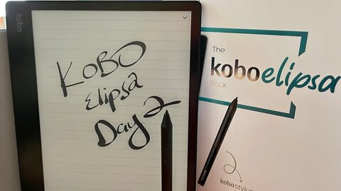 Kobo Elipsa Day 2