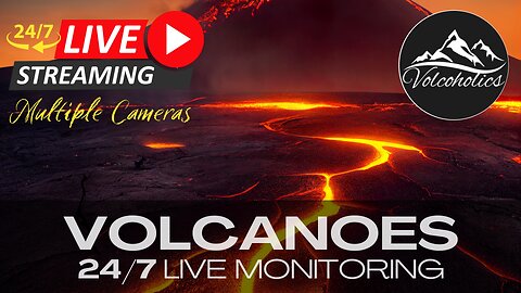 🔴 LIVE: Watch Volcanoes Erupt: Multiple Cameras