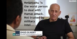 Ex-Israel PM Ehud Olmert warns Netanyahu 'worst man to lead Hamas response', not trusted by military