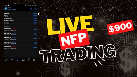 NFP LIVE FOREX TRADING WITH CHRIS MOSAKA