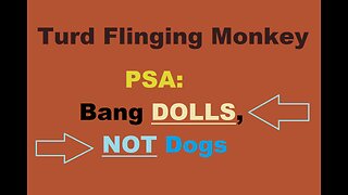 Turd Flinging Monkey PSA: Bang DOLLS, NOT Dogs (or Sheep)