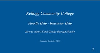 Moodle 3.8+ Submit Final Grades