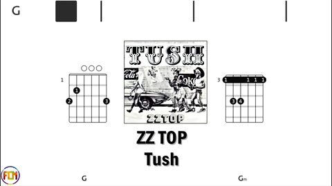 ZZ TOP Tush - Guitar Chords & Lyrics HD