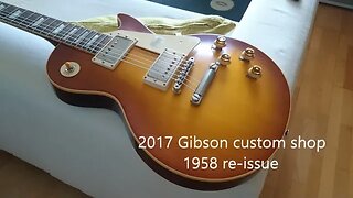 Guitar Demo Gibson custom shop 1958 Les Paul re-issue with Monty's PAFs.
