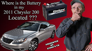 Where is the battery in my 2011 Chrysler 200 located ???