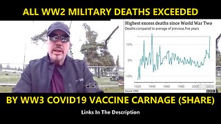 ALL WW2 MILITARY DEATHS EXCEEDED BY WW3 COVID19 VACCINE CARNAGE (SHARE)
