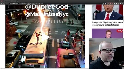 Flame Thrower Idiot in NYC