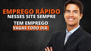 5 MELHORES SITES DE EMPREGO/CONSIGA EMPREGO RÁPIDO