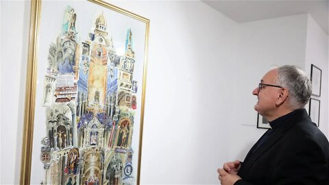 Otvorena izložba "Šibenska crkva" autora Nikola Branka Lovrića Caparina