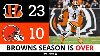 Browns Season OVER After Loss vs. Bengals: Hot Seat Kevin Stefanski?