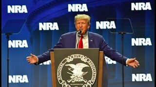 14.04.23 - President Donald Trump addresses NRA meeting in Indianapolis