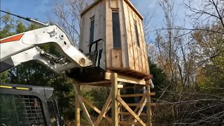 Skid steer ride in the deep woods! Improving your property-Southern Illinois land management