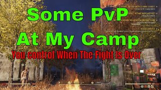 Having A PvP Fight At My Fallout 76 Queen Camp