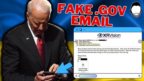 Joe Biden Used a FAKE .GOV Email to Talk UKRAINE?