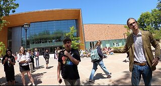 Eastern Washington University: Biblical Scholar Debates Me On Torah, Helps Draw Large Crowd, Much More Civility Today, Contending w/ Atheists & Agnostics, Homosexuals Eventually Show Up And Hostility Rises, Battle of the Megaphones