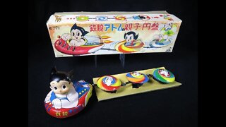 Astro Boy Flying Saucer Fleet in Rare Original Box Seldom Seen !