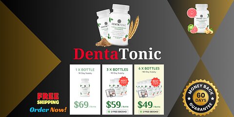 DENTATONIC ⛔- ((😭Don't Buy Until See This😭)) DentaTonic Reviews - DENTATONIC PILLS - Fake OR Legit?