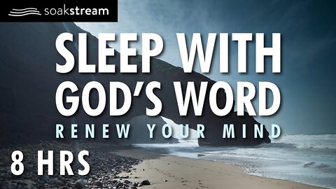 SOAK IN GOD'S PROMISES BY THE OCEAN | 100+ Bible Verses For Sleep | OCEAN SOUNDS | NO MUSIC