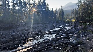 SAFETY TIPS CROSSING RAGING SANDY RIVER @ Ramona Falls Loop! | 4K | Timberline | Mount Hood | Oregon