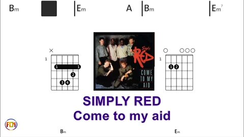SIMPLY RED - Come to my aid - (Chords & Lyrics like a Karaoke) HD