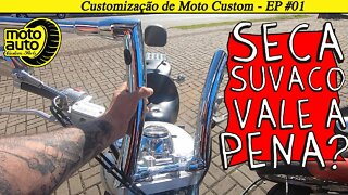 Customização de MOTOS CUSTOM: Drag Star 650 com guidão SECA SUVACO vale a PENA? EP #01