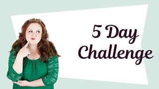 5 Day Challenge - Branding (3/8)