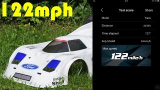 Arrma Infraction GT Night Speed Run 3S Parallel PB 122mph