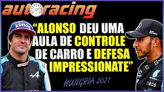 F1 ALONSO VS HAMILTON HUNGRIA 2021 | COMO ALONSO PILOTOU NA BATALHA COM HAMILTON |B|F