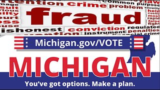 MASSIVE VOTER FRAUD IN MICHIGAN AND THE FBI KNEW ABOUT IT AND DID NOTHING!!! ARE YOU SURPRISED!!!!